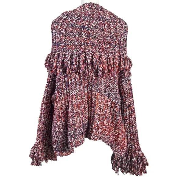 Free People FP One Kinsley Fringe Cowlneck Sweater Size Small NEW